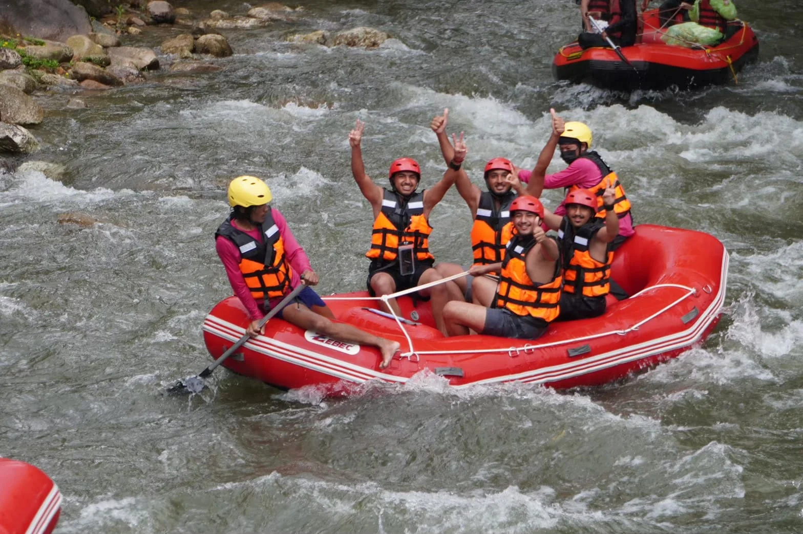 White Water Rating (5 Km.) + Lunch + Zipline + SIC Transfer (Incl. Elephant Trekking 30 mins.) — image 6