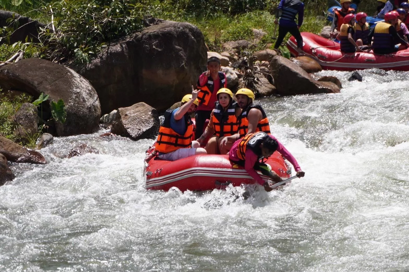 White Water Rating (5 Km.) + Lunch + Zipline + SIC Transfer (Incl. Elephant Trekking 30 mins.) — image 12