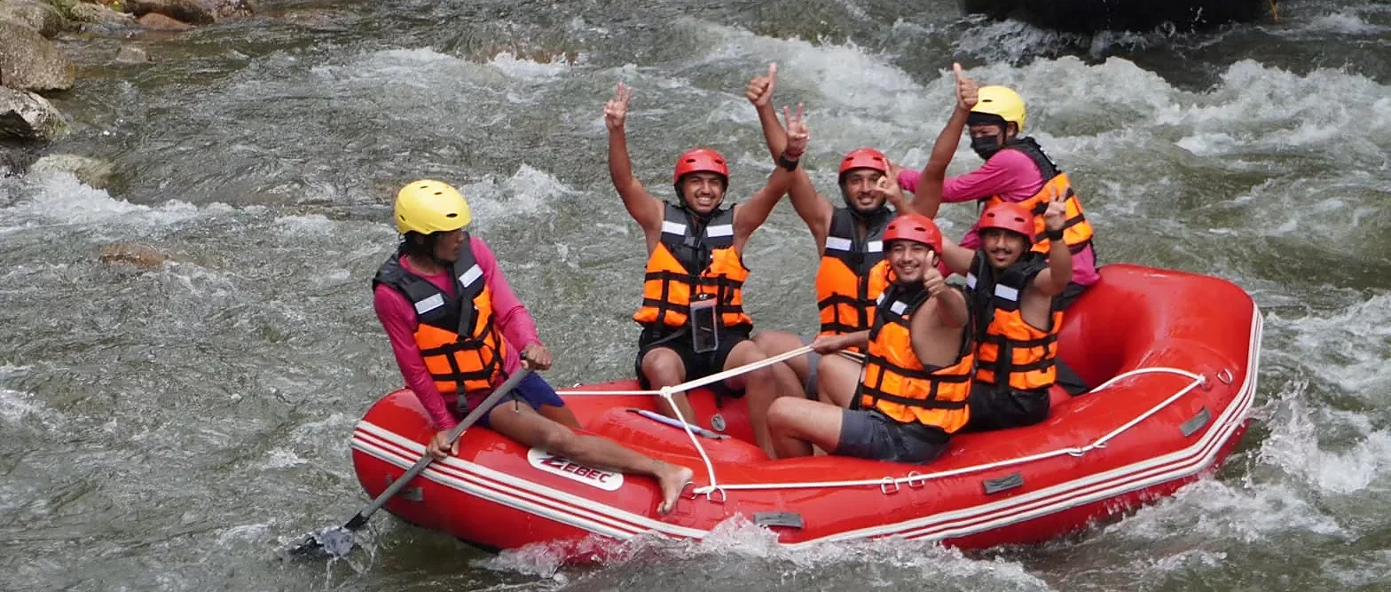 White Water Rating (5 Km.) + Lunch + Zipline + SIC Transfer (Incl. Elephant Trekking 30 mins. & ATV Ride 30 mins.)